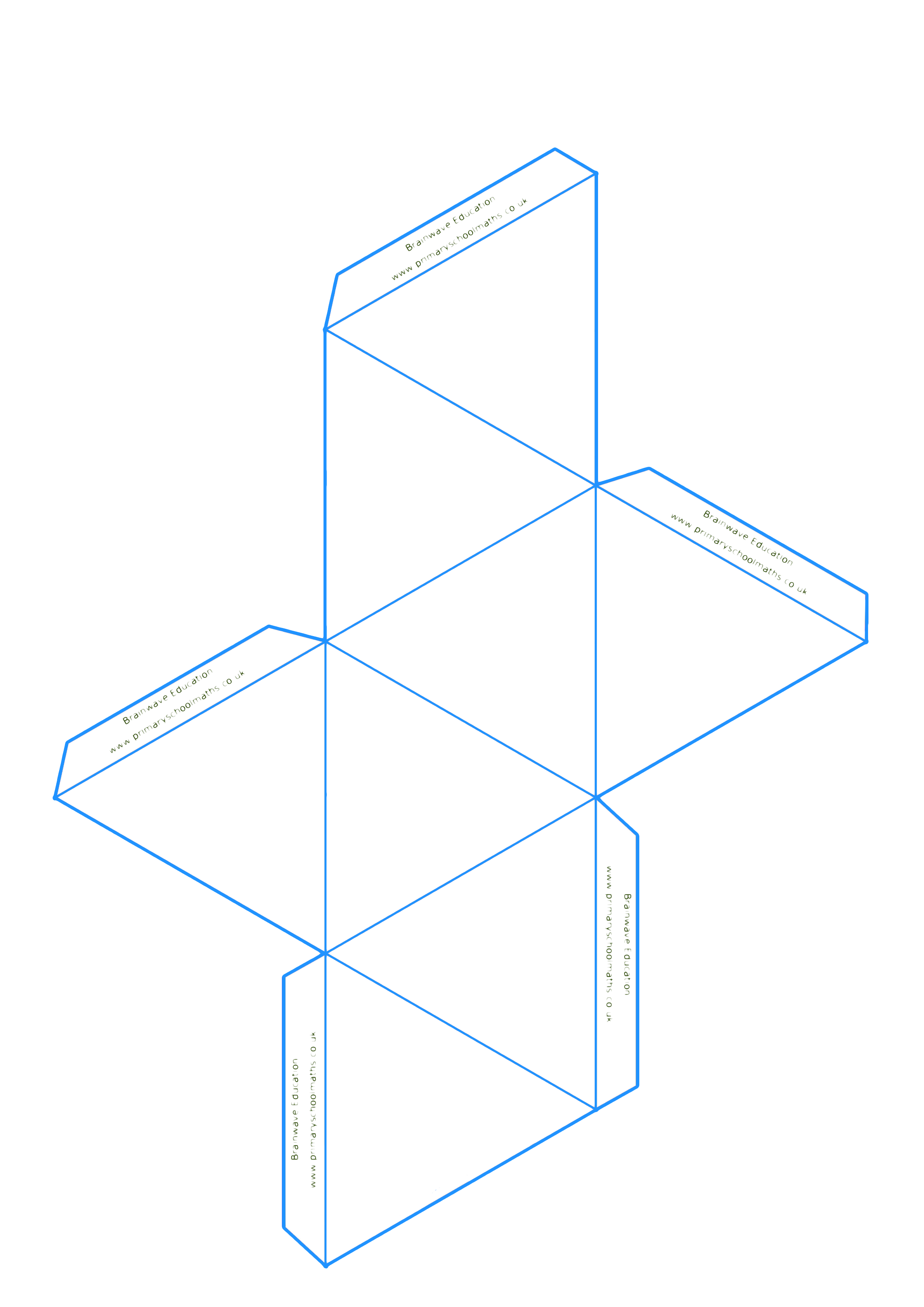 Net for an octahedron