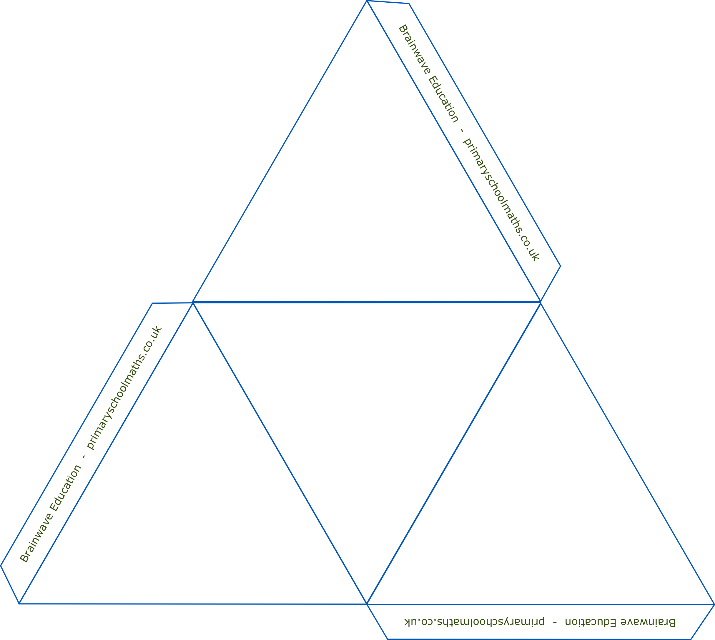 tetrahedron net